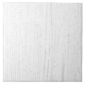 Elegantes Weiß- und Grau-Holzkörnchen Fliese (Vorderseite)
