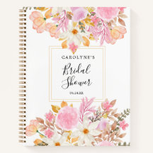 Elegantes Weiß und Rosa Aquarell-Blumenmuster