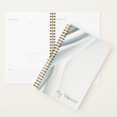Elegantes Weiß Vail Personalisiert Planer (Anzeige)