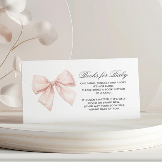 Elegantes Weißbuch für Babyaufkleber Begleitkarte