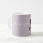 Elegantes weißes Abstrakt Kaffeetasse (Vorderseite Links)