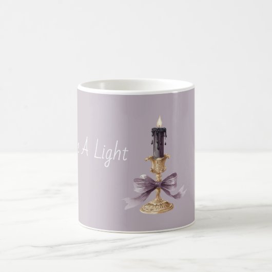 Elegantes weißes Abstrakt Kaffeetasse (Mittel)