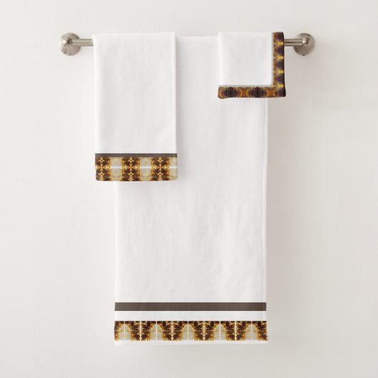 Elegantes weißes Badetücher Set (Insitu)