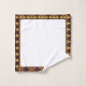 Elegantes weißes Badetücher Set (Waschlappen)