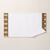 Elegantes weißes Badetücher Set (Handtuch)