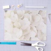 Elegantes Weißes Blume-Blätterteig Seidenpapier (Handwerk)