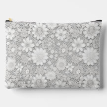 Elegantes weißes Blumenmuster