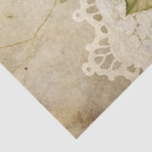 Elegantes Weißes Blumenzwiebelpapier Seidenpapier (Ausschnitt)