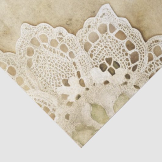 Elegantes Weißes Blumenzwiebelpapier Seidenpapier (Ausschnitt)