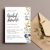 Elegantes weißes Brautparty Einladung