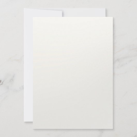 Elegantes Weißes Cream Herz Save the Date (Rückseite)