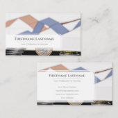 Elegantes weißes Euro-Gelddiagramm als Finanzexper Visitenkarte (Vorne/Hinten)