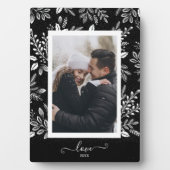 Elegantes weißes Foto auf dem Schwarzen Meer Fotoplatte (Vorderseite)