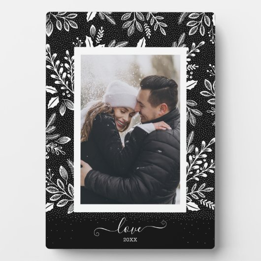 Elegantes weißes Foto auf dem Schwarzen Meer Fotoplatte (Vorderseite)