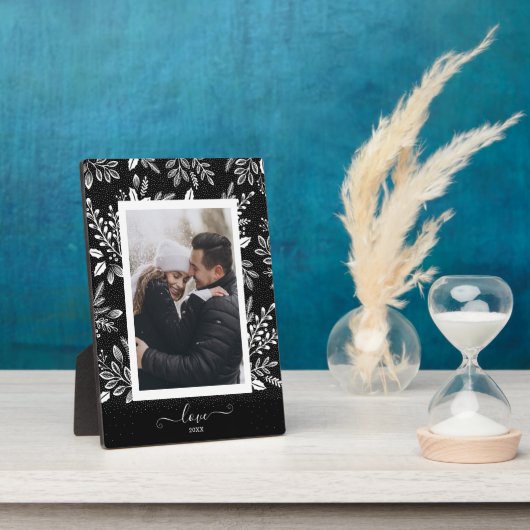 Elegantes weißes Foto auf dem Schwarzen Meer Fotoplatte (Seite)