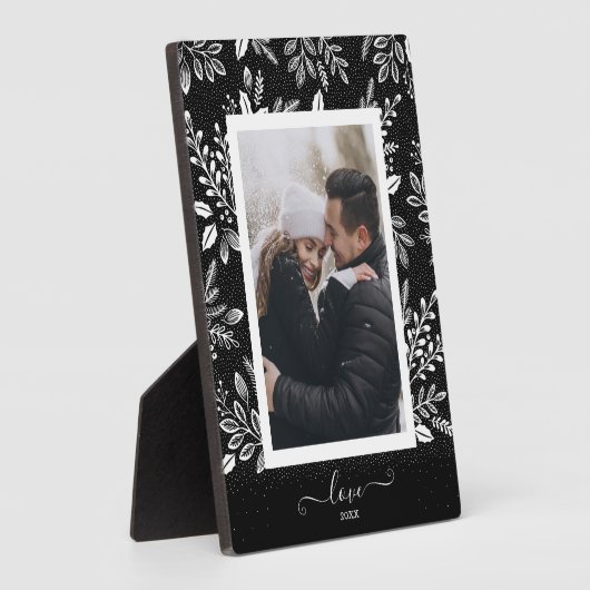 Elegantes weißes Foto auf dem Schwarzen Meer Fotoplatte (Seite)