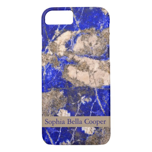 Elegantes, weißes Granit-Marmor Case-Mate iPhone Hülle (Rückseite)