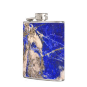 Elegantes, weißes Granit-Marmor Flachmann (Links)