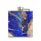 Elegantes, weißes Granit-Marmor Flachmann (Rückseite)