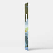 Elegantes weißes Lotus-Akrylkunstwerk | Case-Mate iPhone Hülle (Rückseite / Rechts)