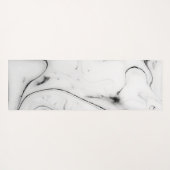 Elegantes weißes Marmorbild Yogamatte (Rückseite (Horizontal))