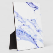 Elegantes, weißes Marmorgranitmuster Fotoplatte (Seite)