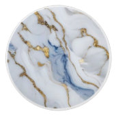 Elegantes, weißes Marmorgranitmuster Keramikknauf (Vorderseite)