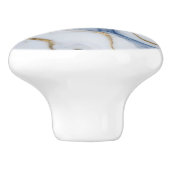 Elegantes, weißes Marmorgranitmuster Keramikknauf (Seitenansicht)