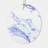 Elegantes, weißes Marmorgranitmuster Keramikornament (Links)