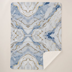 Elegantes, weißes Marmorgranitmuster Sherpadecke