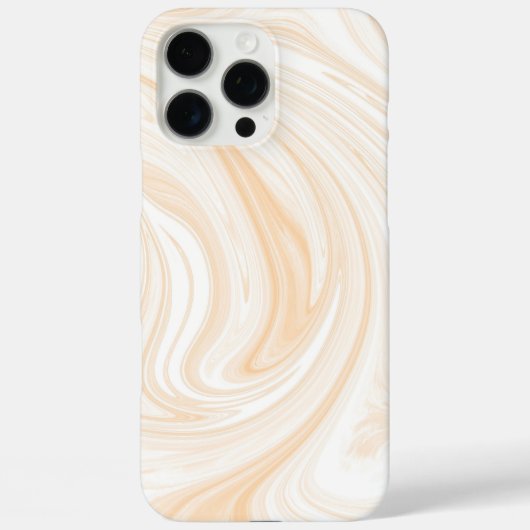 Elegantes Weißes Marmormuster Case-Mate iPhone Hülle (Rückseite)