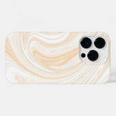 Elegantes Weißes Marmormuster Case-Mate iPhone Hülle (Rückseite (Horizontal))