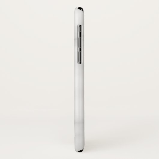 Elegantes, weißes Marmormuster Case-Mate iPhone Hülle (Hinten/Links)