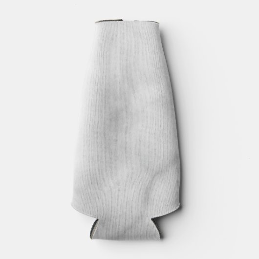 Elegantes, weißes Marmormuster Flaschenkühler (Vorderseite)