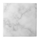 Elegantes, weißes Marmormuster Fliese (Vorderseite)