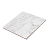 Elegantes, weißes Marmorsteinfarben, benutzerdefin Fliese (Seite)