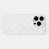 Elegantes Weißes Muster iPhone Hülle (Rückseite (Horizontal))