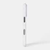 Elegantes Weißes Muster iPhone Hülle (Rechte Seite)