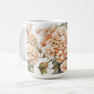 Elegantes, weißes, orangefarbenes Barockblau Kaffeetasse
