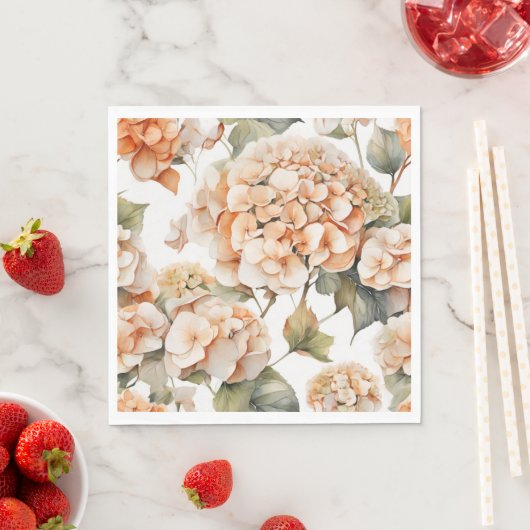 Elegantes, weißes, orangefarbenes Barockblau Serviette (Beispiel)