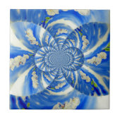 Elegantes, weißes Orchideenlackieren Fliese (Vorderseite)