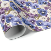 Elegantes, weißes Panikfliesen Geschenkpapier (Rolleneckpunkt)