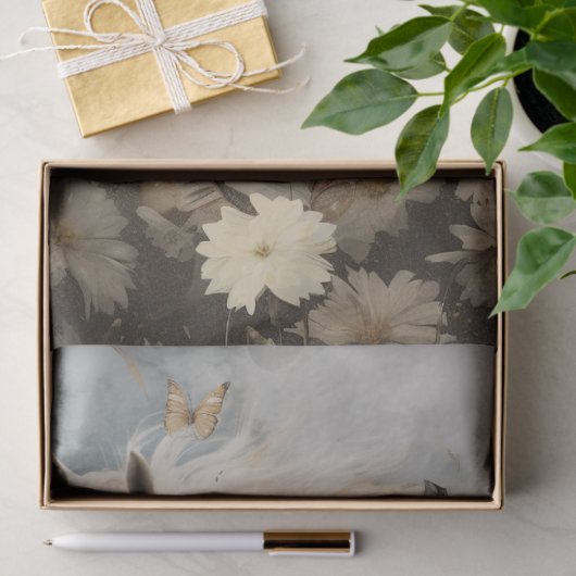 Elegantes Weißes Pferd Seidenpapier (Geschenk)