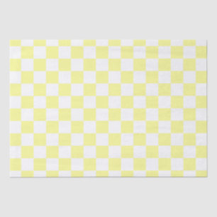 Elegantes weißes und gelbes Karton Seidenpapier