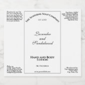 Elegantes, weißes, wasserdichtes Etikett (Einzelnes Label)