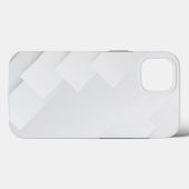 Elegantes Weißmarmor  Case-Mate iPhone Hülle (Rückseite (Horizontal))