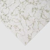 Elegantes Weißwein-grünes Marmortepapier Seidenpapier (Ausschnitt)