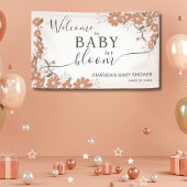 Elegantes Welcome Daisy Baby in Bloom Baby Shower Banner