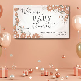 Elegantes Welcome Daisy Baby in Bloom Baby Shower Banner