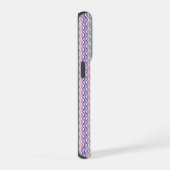 Elegantes welliges abstraktes Muster iPhone-Hülle iPhone Hülle (Rechte Seite)